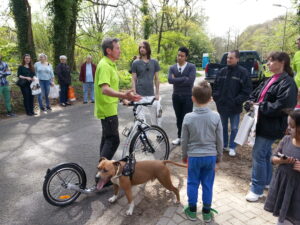 Steppen met je hond is fun op de dogscooters