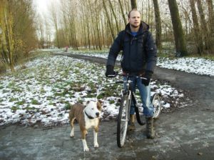 steppen met uw hond