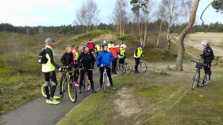Lekker steppen in de winter! Geen hardlopers met knieproblemen.