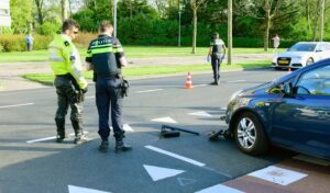 Ongeluk met illegale elektrische steps