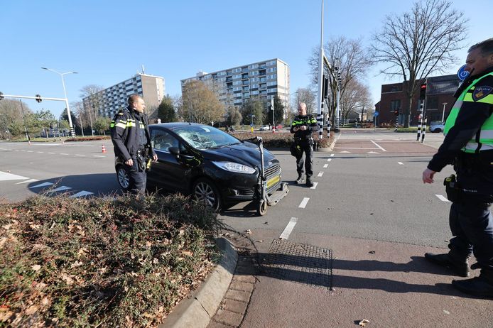 Ongeluk met illegale elektrische step